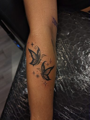 Butterflies on Forearm
