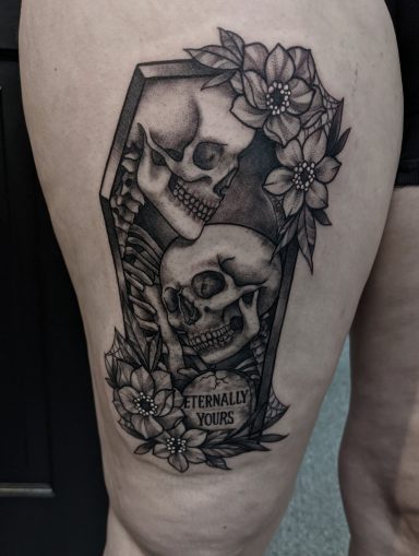 The Lovers Thigh Piece