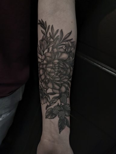 Peony and Berries