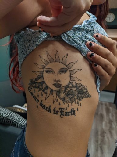 Healed Mac Miller Tattoo